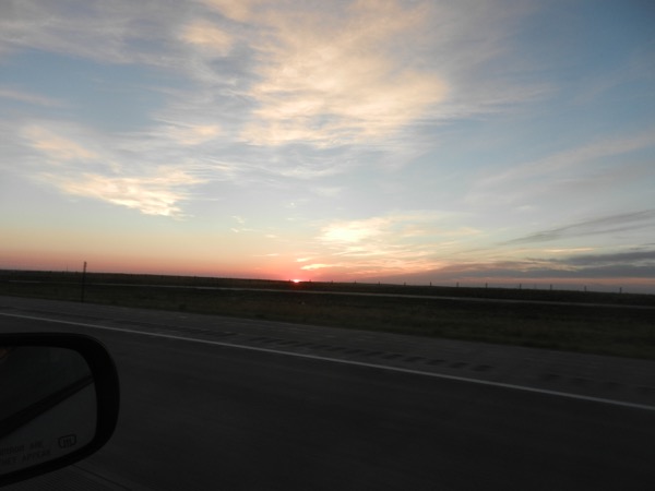 Eclipse Trip 2017: Sunrise at Wyoming border